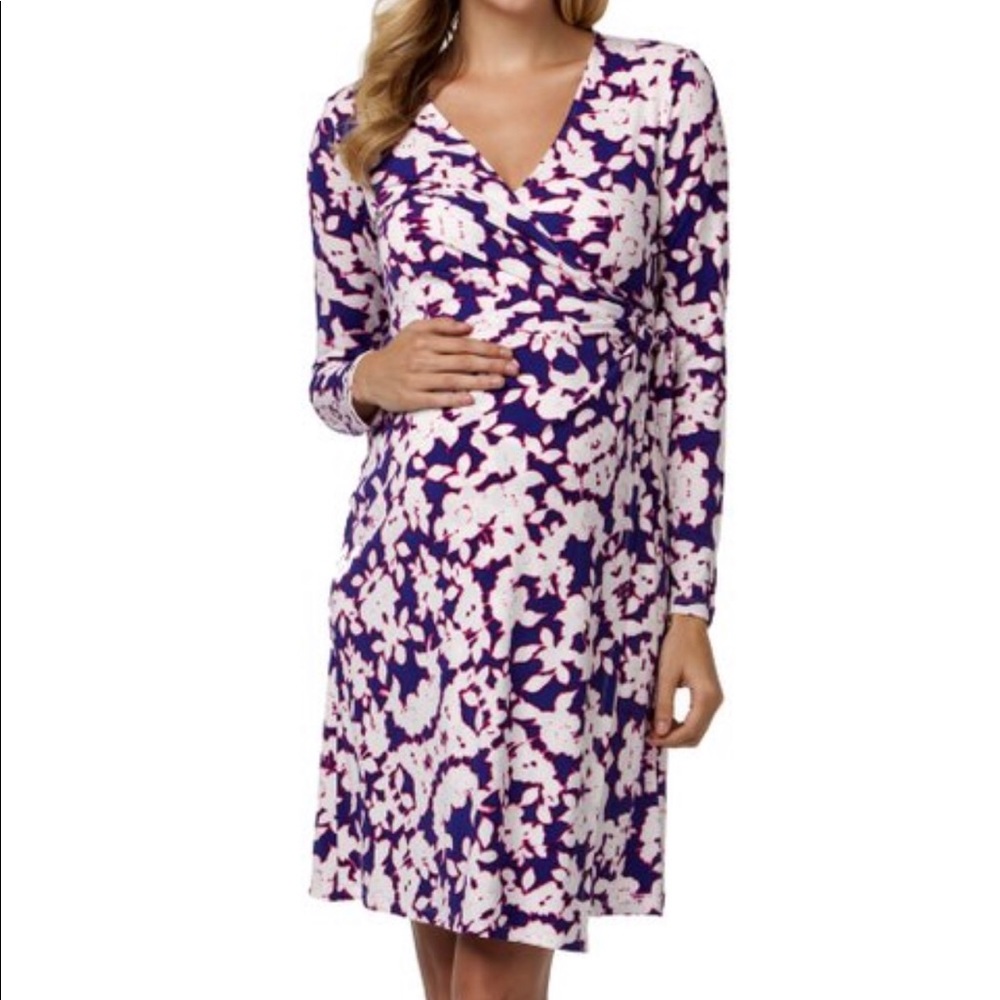 Rosie Pope XS Maternity Wrap Dress